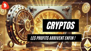 BITCOIN CRYPTO : LES PROFITS ARRIVENT ENFIN ! ANALYSE BITCOIN, ETHEREUM, DOGE, SOLANA, BNB, XRP, VET, GALA