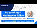 Live-Trading DAX, Dow, EURUSD & Co mit Daytrader Jochen Schmidt