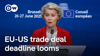Merz pressures EU chief to make &#39;quick and simple&#39; US trade deal, supports WTO alternative | DW News