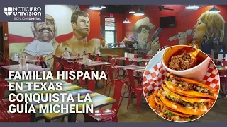 MICHELIN Las recetas de una taquería mexicana en Texas ahora están en la guía Michelin: &quot;No lo podemos creer&quot;