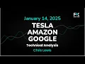 Tesla, Amazon and Google Price Forecast: TSLA, AMZN and GOOGL Technical Analysis (14/01)