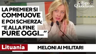 PURE RESOURCES LIMITED Meloni fa gli auguri di natale ai militari in Lituania e si commuove: &quot;E alla fine pure oggi...&quot;