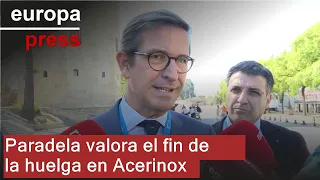 ACERINOX Paradela ve &quot;importante&quot; para el Campo de Gibraltar el fin del conflicto en Acerinox