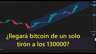 BITCOIN ¿Llegará #bitcoin #bitcoinprice #btc #btcusd de un solo tirón a los 130000 #usdt #bullrun #bullish?