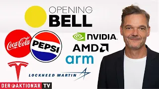 NVIDIA CORP. Cola über Erwartungen I Lockheed senkt Prognose - Cola, PepsiCo, Lockheed, Nvidia, ARM, AMD, Tesla