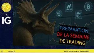 BITCOIN Préparation de la semaine de trading CAC40, DAX40, SP500, NASDAQ 100, EURUSD, BITCOIN (05/05/25)