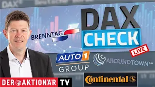 BRENNTAG SE NA O.N. DAX-Check LIVE: Aroundtown, Auto1, Brenntag, Continental, Henkel, Rheinmetall, Volkswagen Vz.