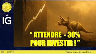 CAC40 INDEX Trading CAC40, SP500, NASDAQ (04/07/25): attendre un krach pour investir !