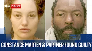 Constance Marten and Mark Gordon guilty of killing their newborn baby | Sky News coverage