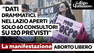 META Manifestazione per l&#39;aborto libero: &quot;Dati drammatici, nel Lazio aperta solo la metà dei consultori&quot;