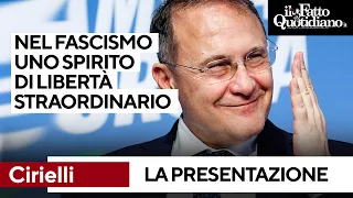 Cirielli: “Il tratto distintivo più profondo del fascismo era uno spirito di libertà straordinario”