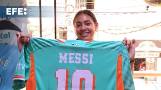 Ventas de camisetas de Lionel Messi se disparan en Lima por la visita del astro argentino