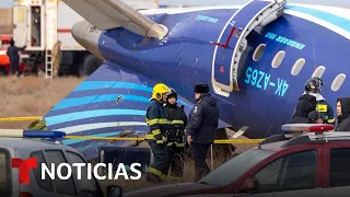 Un funcionario de EE.UU. admite que el avión que se cayó en  Kazajistán pudo haber sido derribado