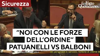 Scontro Balboni-Patuanelli: &quot;Noi con le forze dell&#39;ordine&quot;. La risposta è da applausi