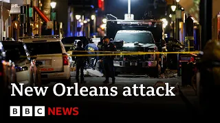 INSPIRED ORD 1.25P Biden says New Orleans attacker who killed 15 was inspired by Islamic State group | BBC News