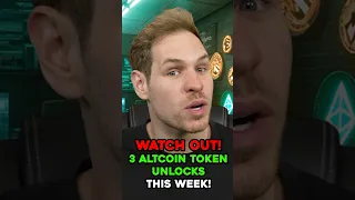 IG TOKEN Watch Out! 3 Altcoin Token Unlocks THIS week! #shorts