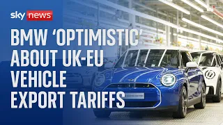 BAY.MOTOREN WERKE AG ST Electric vehicles: BMW &#39;optimistic&#39; UK-EU vehicle export tariff rules will be eased