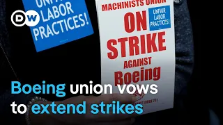 BOEING COMPANY THE Striking Boeing workers reject 35% pay rise over four years | DW News