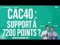 CAC40 : support à 7200 points ? - 100% Marchés - matin - 20/12/2024