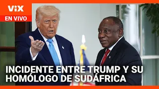 EN VIVO: Trump hace afirmaciones sin fundamento sobre un genocidio en Sudáfrica