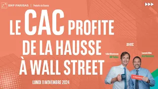 DOW JONES INDUSTRIAL AVERAGE Le CAC profite de la hausse à Wall Street - 100% Marchés - matin - 11/11/2024