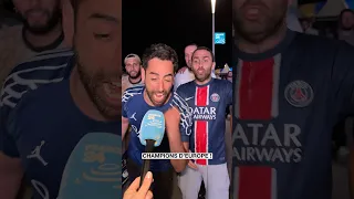 ⚽️😱L’émotion débordante des supporters du PSG après leur victoire à Munich