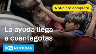 🔴 DW Noticias del 19 de mayo: Israel tomará toda Gaza y permitirá el paso de insumos