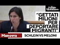 Schlein smonta la manovra di Meloni: "Gettati 800 milioni di euro per deportare migranti in Albania"