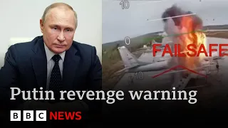 Putin will avenge destruction of Russian warplanes by Ukraine warns Donald Trump | BBC News