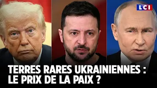 L’Ukraine contrainte de brader ses minerais pour obtenir la paix ?｜LCI