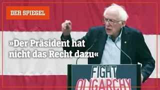 Bernie Sanders verurteilt US-Angriff | DER SPIEGEL
