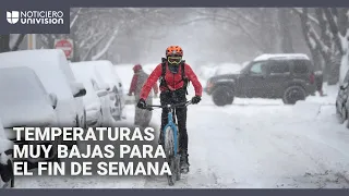 Estas son las zonas donde habrá riesgo por frío intenso este fin de semana en EEUU