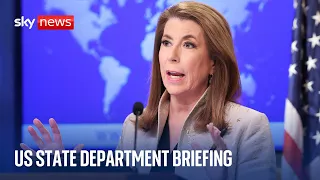 US State Department briefing ahead of Trump&#39;s call with Putin on Tuesday