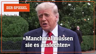Trumps Reaktion auf Israel-Iran-Konflikt: »Ich hoffe, es wird einen Deal geben« | DER SPIEGEL
