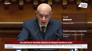 Claude Malhuret évoque &quot;les choix douloureux qu’impose la stabilité de nos institutions&quot;