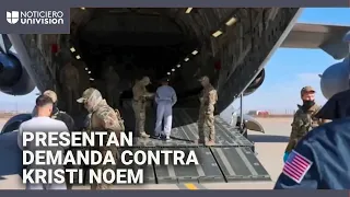 Tres migrantes enviados a Guantánamo logran acuerdo con el gobierno tras demanda contra Kristi Noem