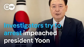 South Korea martial law scandal: Investigators to arrest impeached president Yoon Suk Yeol | DW News