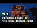 Non è ancora arrivato l’ok per la tregua tra Israele e hamas