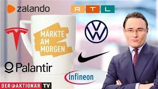 NIKE INC. Märkte am Morgen: Zalando, Infineon, RTL Group, Volkswagen, Tesla, Palantir, Nike, Robinhood
