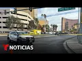 La policía informa sobre la explosión de un Cybertruck frente al hotel de Trump en Las Vegas