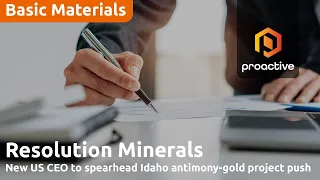 RESOLUTION MINERALS LTD Resolution Minerals appoints Craig Lindsay as US CEO ahead of Horse Heaven drill campaign