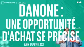 DANONE DANONE : Une opportunité d&#39;achat se précise - 100% Marchés - 27/01/2024