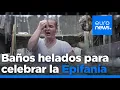 VÍDEO: Los rusos ortodoxos se bañan en agua helada para celebrar la Epifanía