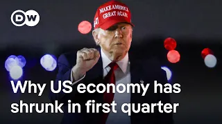 US economy shrinks for first time in three years | DW News