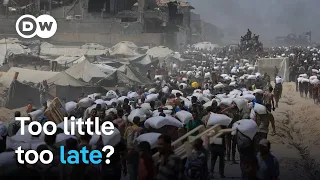 Competing narratives as Israel lets more aid into Gaza | DW News