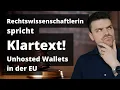 Geldwäsche Expertin über unhosted Wallets und EU Parlament Abstimmung