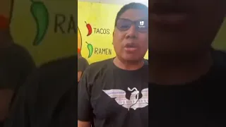 Este diputado mexicano se conectó a una sesión desde una taquería