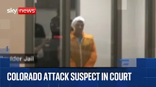 Colorado attack suspect appears in court