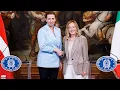 Migranti, Meloni con premier Frederiksen: Italia, Danimarca e 7 Paesi Ue vogliono cambiare la Cedu
