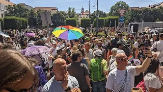 GATHER Hundreds of thousands gather to mark 30th anniversary of Budapest Pride despite Orban ban